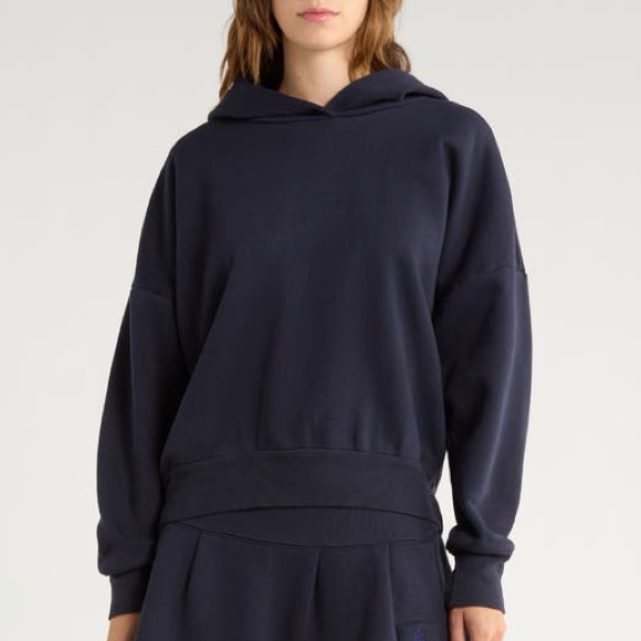 Free People Fp Movement Sprint To The Finish Hoodie In Midnight Navy